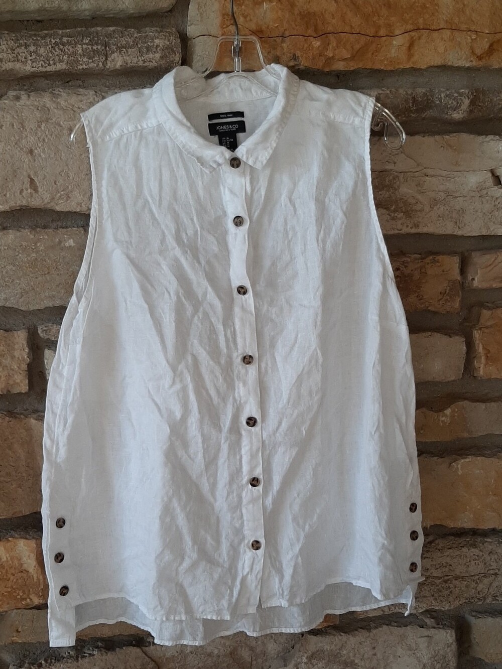 Wonderful White Linen Blouse